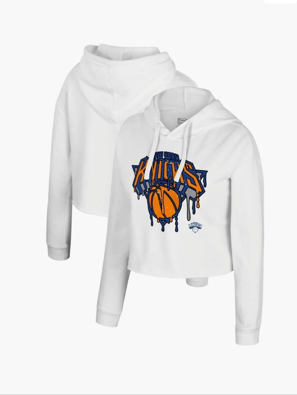 Staduim Essentials New York Knicks Ice Cream Cropped Hoodie